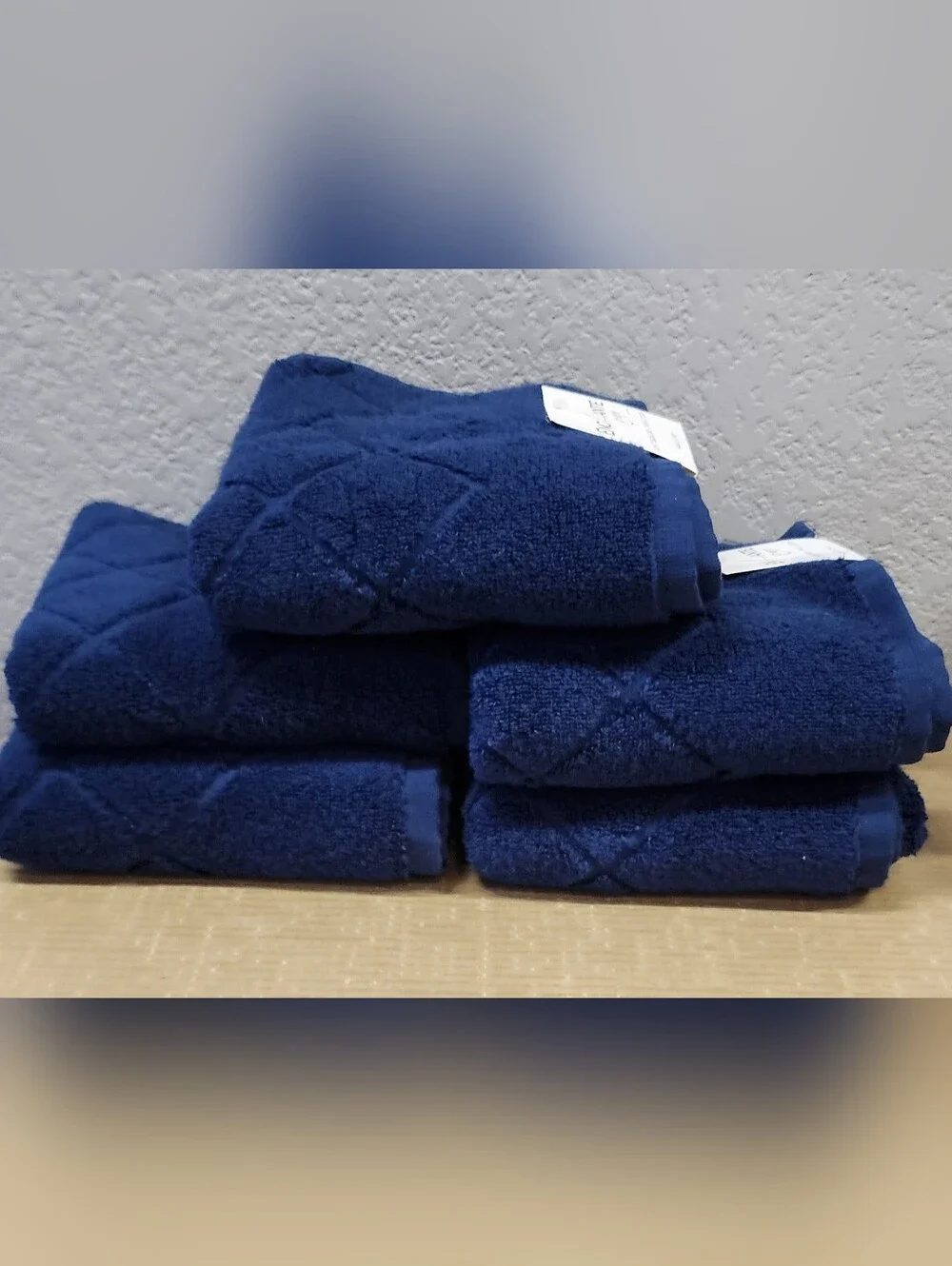 5pc Bundle Enchanted Home Hand Towels Turkish Cotton